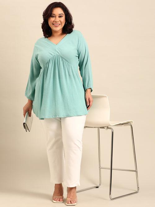 Mint Lurex Tunic