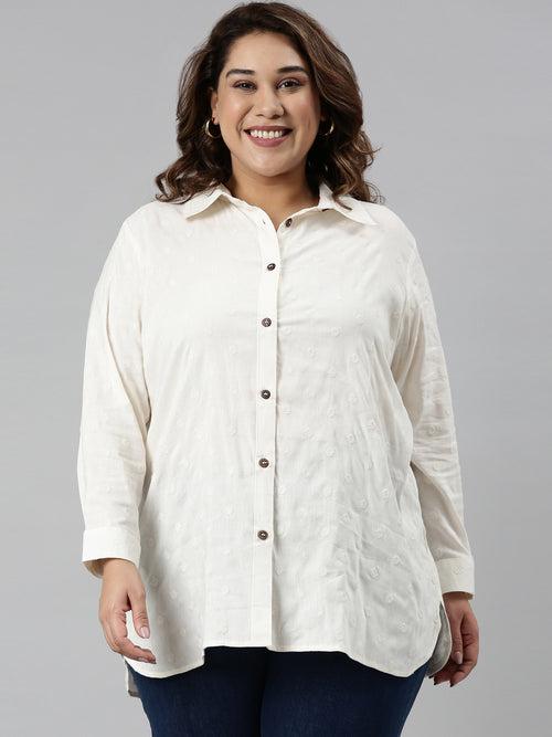 White Embroidery Shirt