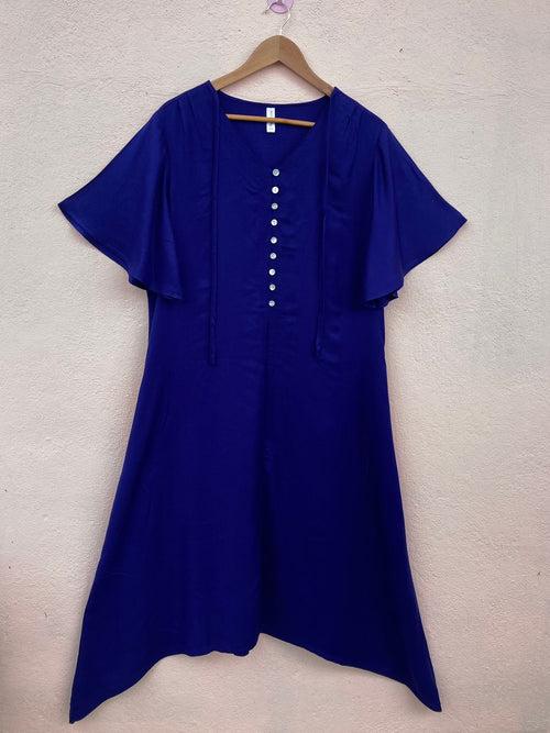 Cobalt A-Line Dress