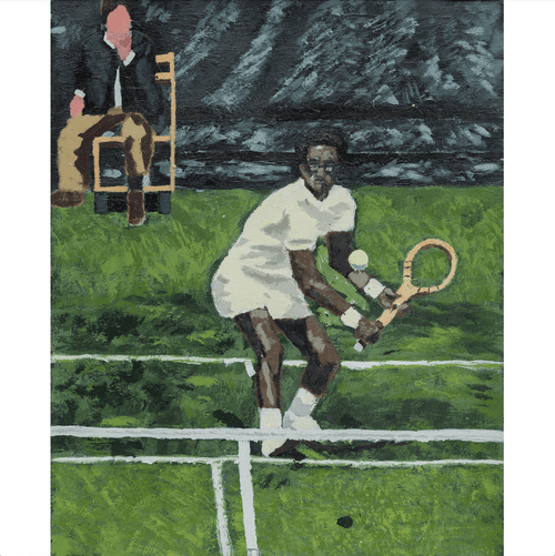 Shaun Ellison, Arthur Ashe, 2023; Original Painting