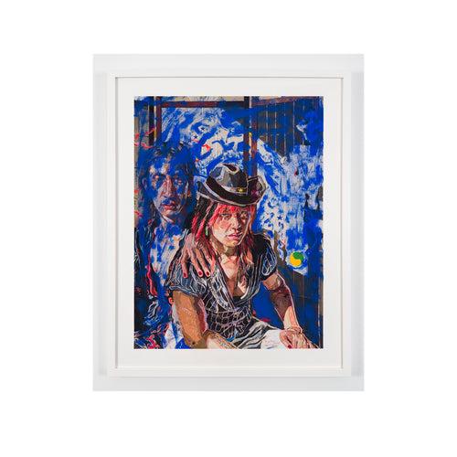 Oscar yi Hou, Sayonara, Suzie Wongs, aka: Out the Opium Den, 2022 - Edition 6/25; Hand-Embellished, Signed, and Numbered Limited Edition Print