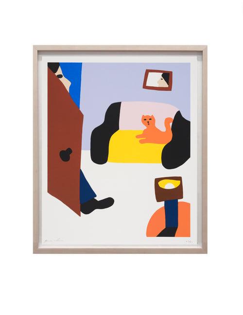 James Ulmer, One Foot in the Door, 2022; Limited Edition Print