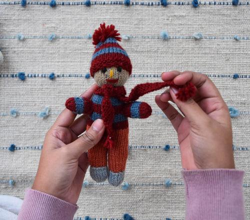 Woolen Toy: Doll with Muffler