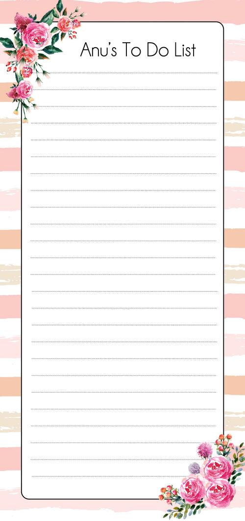 List Pad - Pretty To Do