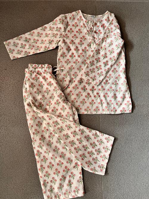 Kids Nightsuit - Flower Fun