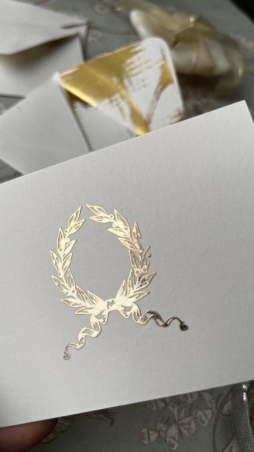 Wreath- Fold Cards