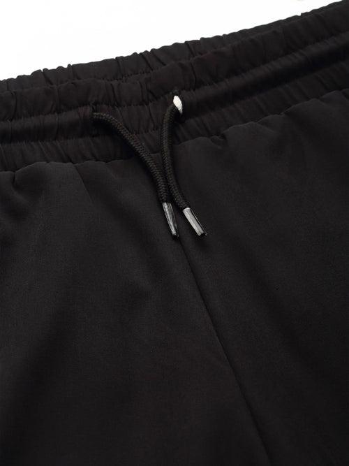 JUMP USA Men Black Slim Fit Active Wear Joggers