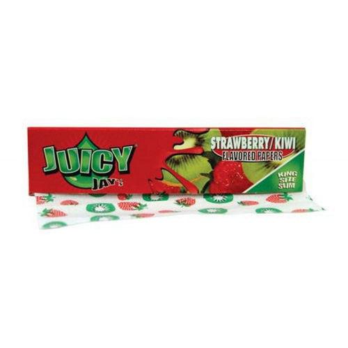 Juicy Jay Rolling Papers - Strawberry - Kiwi Flavor - KSS