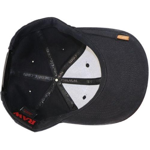 RAW HAT BLACK LOGO WITH POKER AND ZIP-LOCK SECRET POCKET