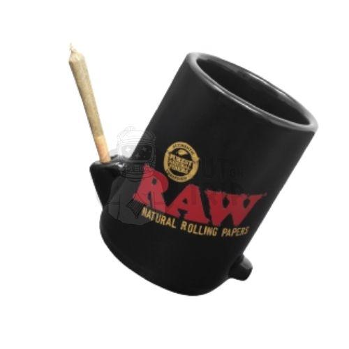 RAW WAKE UP COFFEE AND A CONE MUG