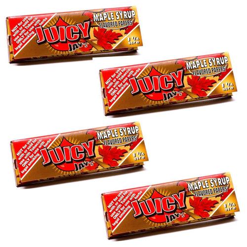 Juicy Jay Rolling Papers - Maple Syrup Flavor - 1 1/4 Size