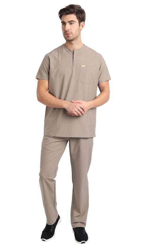 Asaph Round Neck Scrub Top