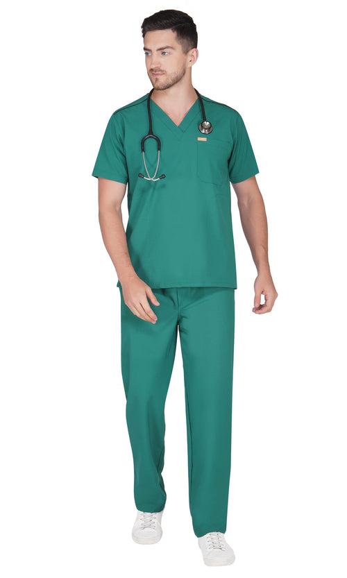 Hafnar Three-Pocket Scrub Top