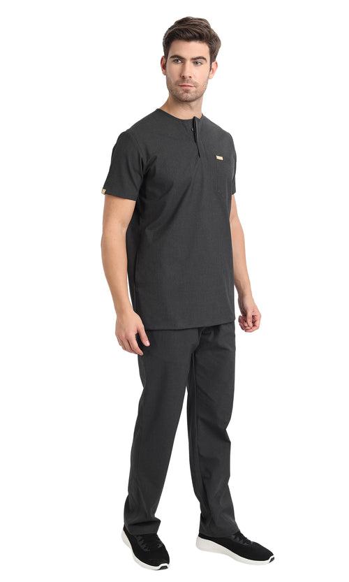 Asaph Round Neck Scrub Top