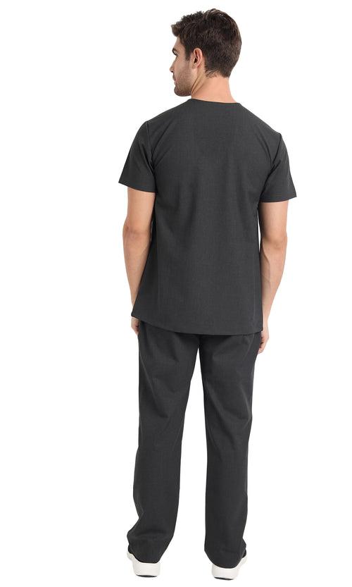 Asaph Round Neck Scrub Top