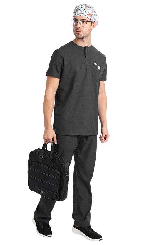 Asaph Round Neck Scrub Top