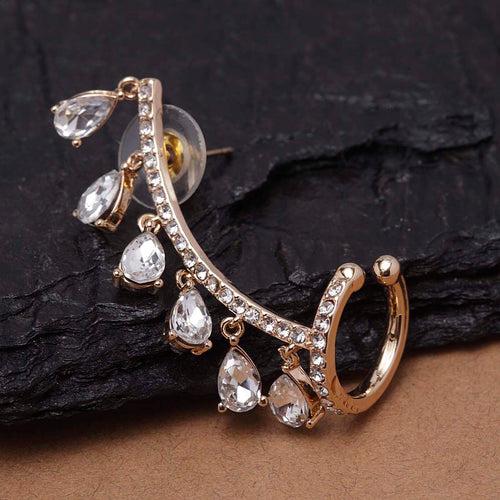 Ferosh Crystal Drop Ear Cuff - 1 pc