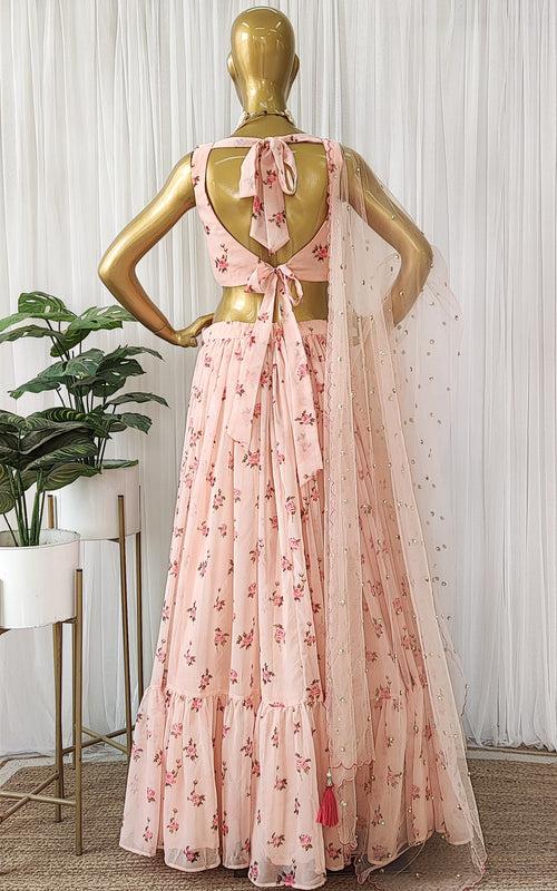 Desert Rose Lehenga Set