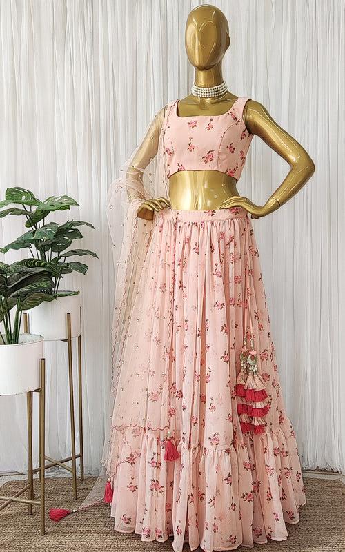 Desert Rose Lehenga Set