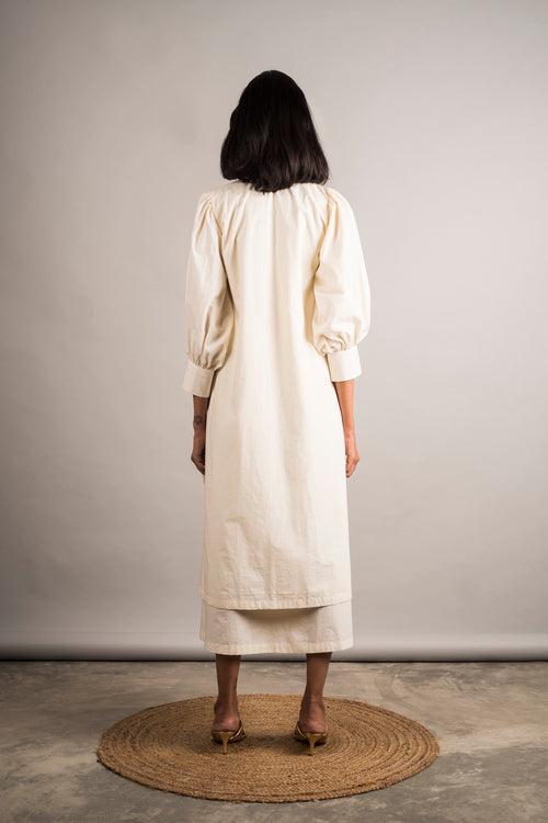 Ecru Layered Dress