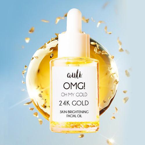 24K Gold Flakes Facial Oil - OMG