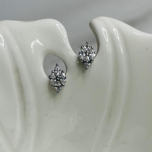 Leaf Stone Studs