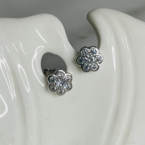 Tiny Floral Stud Earrings