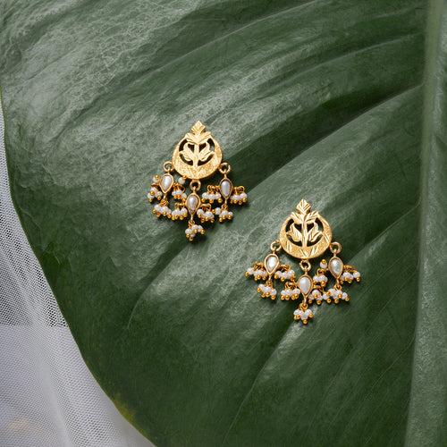 Sakina - 22K Gold Plated Studs