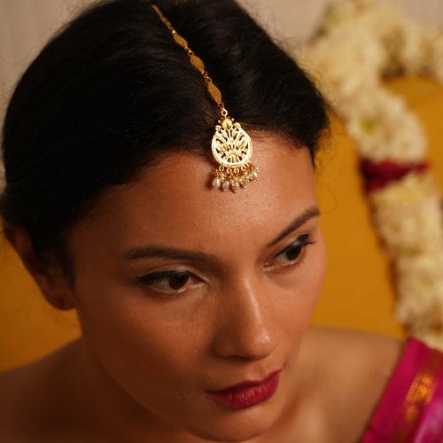 Tara - 22K Gold Plated Mang Teeka