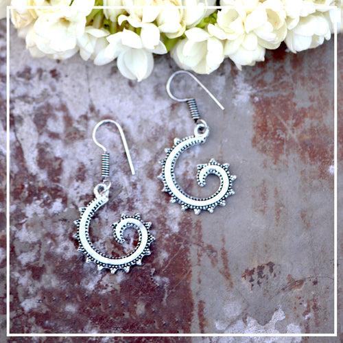 Neena - Silver Finish Earrings