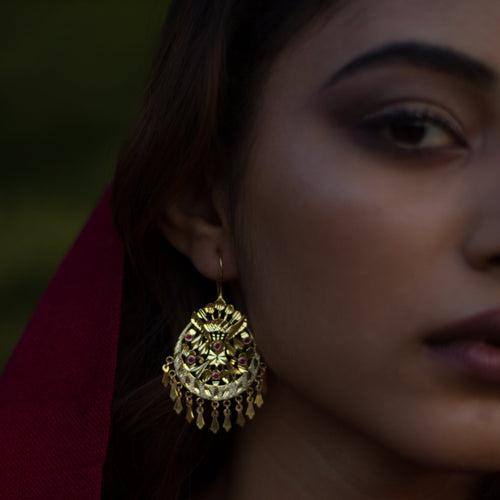 Rati - 22K Gold Plated Jhumka