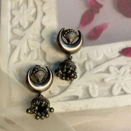 Nawabi - Oxidised Jhumka