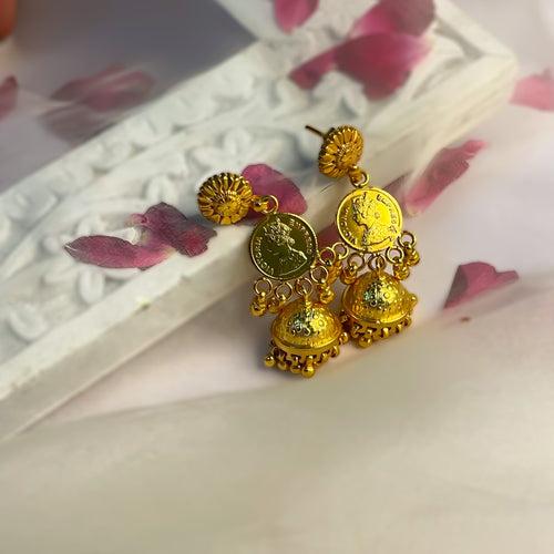 Kanika - 22K Gold Plated Jhumka