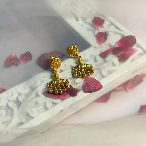 Jhumri - 22K Gold Plated Earrings