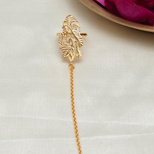 Mahira - 22K Gold Plated Haath Phool