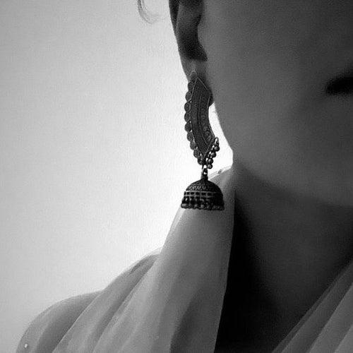 Utkrasht - Oxidised Jhumka