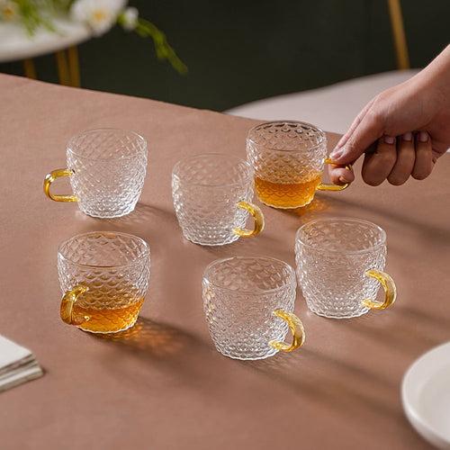 Glass Teacup Set of 6