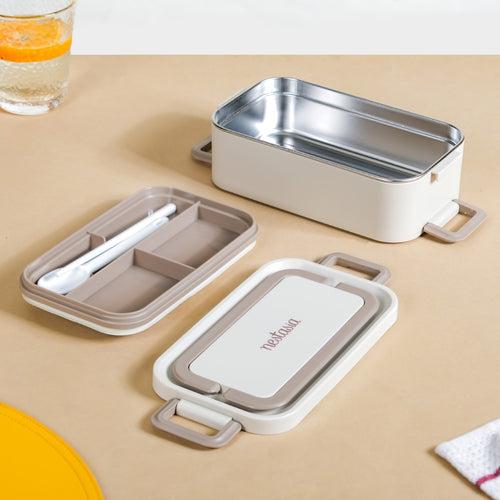 Ninja Airtight Double Decker Bento Lunch Box Matte Beige 2000ml