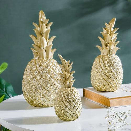 Pineapple Decor Gold Medium