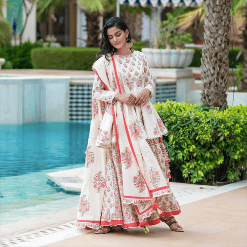 Rose Garden Sharara Set