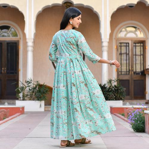 Summer Mint Green Ruffle Dress