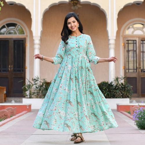 Summer Mint Green Ruffle Dress