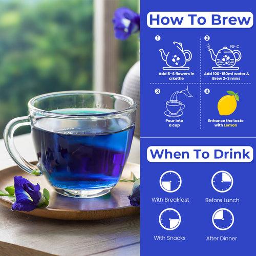 Butterfly Pea Flower Tea - 100g (200 Cups)