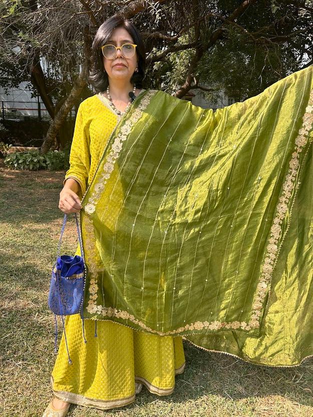 Green Gota Dupatta