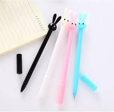 Rabbit Ink Gel Pen - 4 Pcs