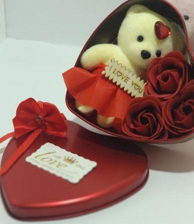 Teddy Heart Box