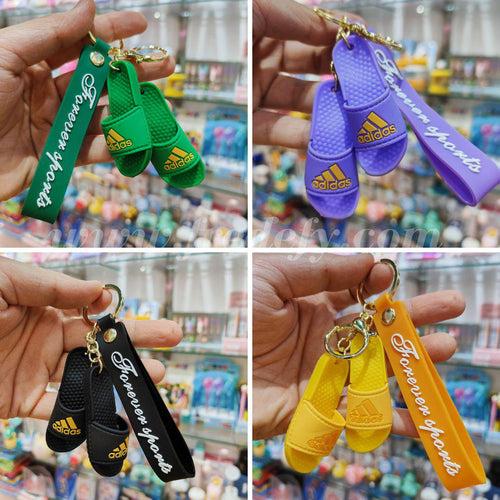 Adidas Slippers Keychain