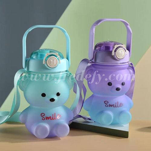 Colorful Teddy Bear Bottle & Sipper