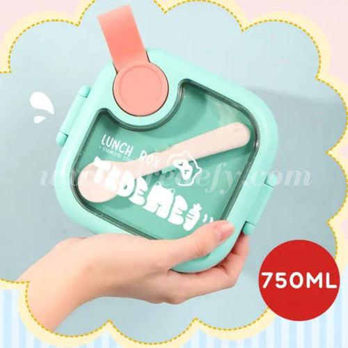 Cute Kids Steel Insulated Lunch Box With Handle