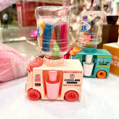 Kids Play Clay With Water Dispenser Truck